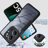 Folie de protectie Techsuit ColorVerse 360 Series + compatibil cu Xiaomi Redmi 15C 4G / Redmi 15C 5G, Albastru
