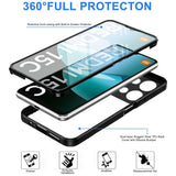 Folie de protectie Techsuit ColorVerse 360 Series + compatibil cu Xiaomi Redmi 15C 4G / Redmi 15C 5G, Roz
