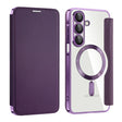 Husa de protectie Techsuit SmartMag Book compatibil cu Samsung Galaxy A17 5G / A17 4G / M17 / F17, Mov