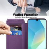Husa de protectie Techsuit SmartMag Book compatibil cu Samsung Galaxy A17 5G / A17 4G / M17 / F17, Mov
