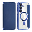 Husa de protectie Techsuit SmartMag Book compatibil cu Samsung Galaxy A17 5G / A17 4G / M17 / F17, Albastru
