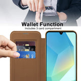 Husa de protectie Techsuit SmartMag Book compatibil cu Samsung Galaxy A17 5G / A17 4G / M17 / F17, Maro