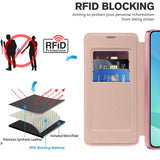 Husa de protectie Techsuit SmartMag Book compatibil cu Samsung Galaxy A17 5G / A17 4G / M17 / F17, Roz