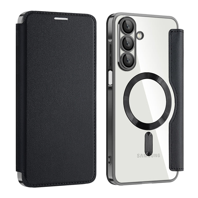 Husa de protectie Techsuit SmartMag Book compatibil cu Samsung Galaxy A17 5G / A17 4G / M17 / F17, Negru