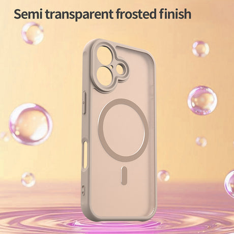 Husa de protectie Techsuit HaloFrost II MagSafe compatibil cu iPhone 16, Auriu