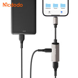 Adaptor Mcdodo OTG Adapter (CA-2690), Lightning to USB, Lightning, Aluminum Alloy, Nylon, 2.4A, Gri Inchis
