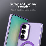 Husa de protectie Techsuit CandyCase MagSafe compatibil cu Samsung Galaxy S25 FE, Mov