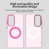 Husa de protectie Techsuit CandyCase MagSafe compatibil cu Samsung Galaxy S25 FE, Roz