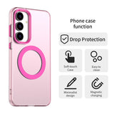 Husa de protectie Techsuit CandyCase MagSafe compatibil cu Samsung Galaxy S25 FE, Roz