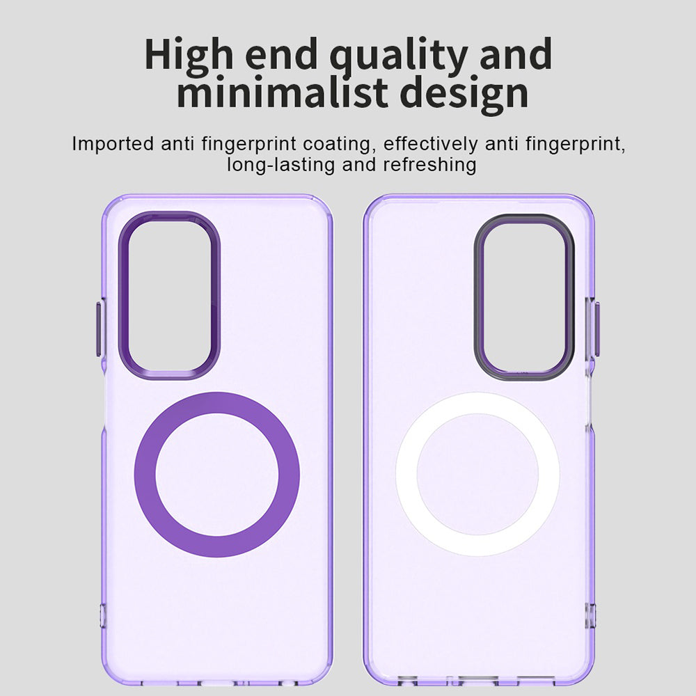 Husa de protectie Techsuit CandyCase MagSafe compatibil cu Oppo A5 4G / A5 5G, Mov