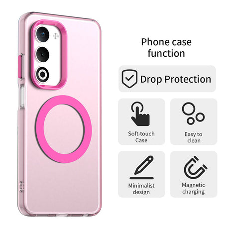 Husa de protectie Techsuit CandyCase MagSafe compatibil cu Oppo A5 4G / A5 5G, Roz