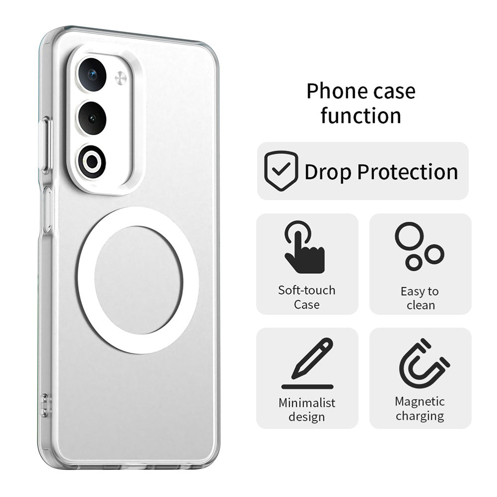 Husa de protectie Techsuit CandyCase MagSafe compatibil cu Oppo A5 4G / A5 5G, Alb