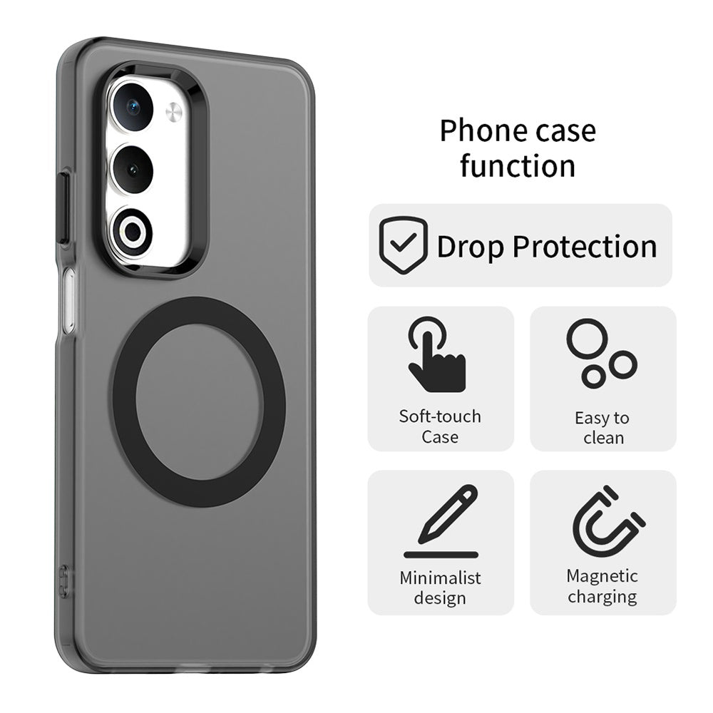 Husa de protectie Techsuit CandyCase MagSafe compatibil cu Oppo A5 4G / A5 5G, Negru