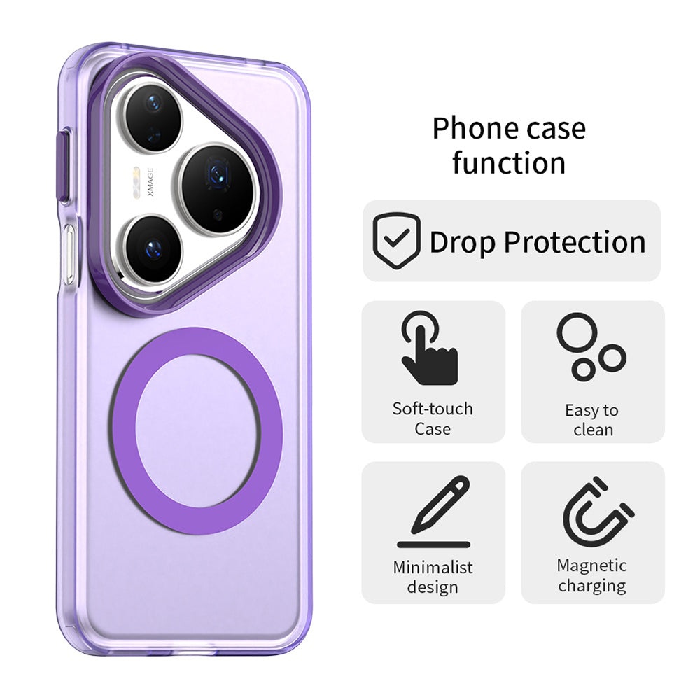 Husa de protectie Techsuit CandyCase MagSafe compatibil cu Huawei Pura 80 Pro, Mov
