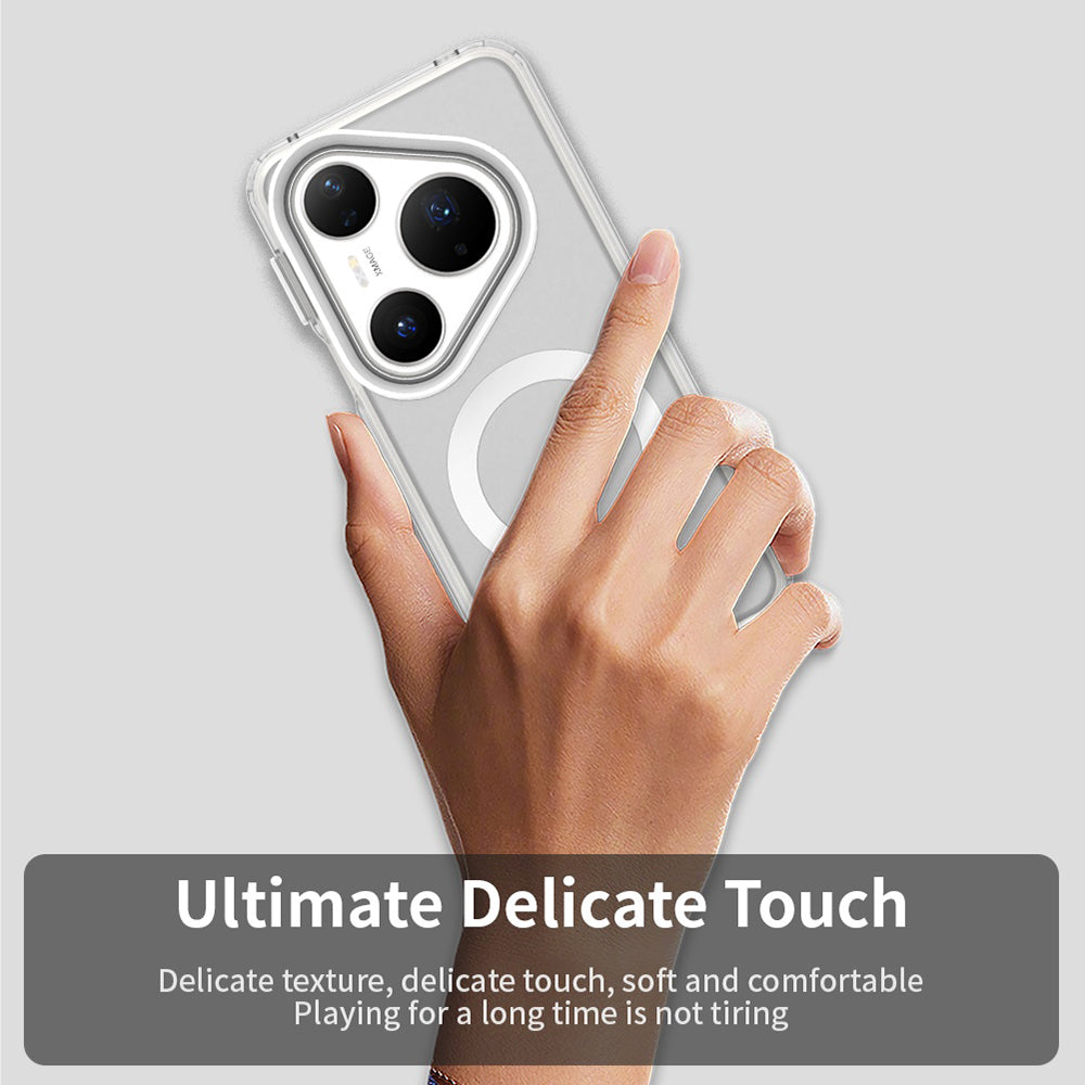 Husa de protectie Techsuit CandyCase MagSafe compatibil cu Huawei Pura 80 Pro, Alb