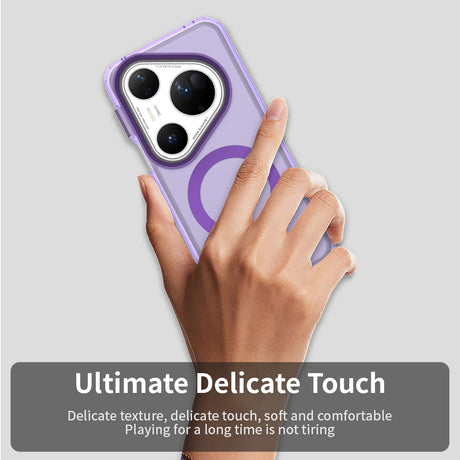 Husa de protectie Techsuit CandyCase MagSafe compatibil cu Huawei Pura 80 Ultra, Mov