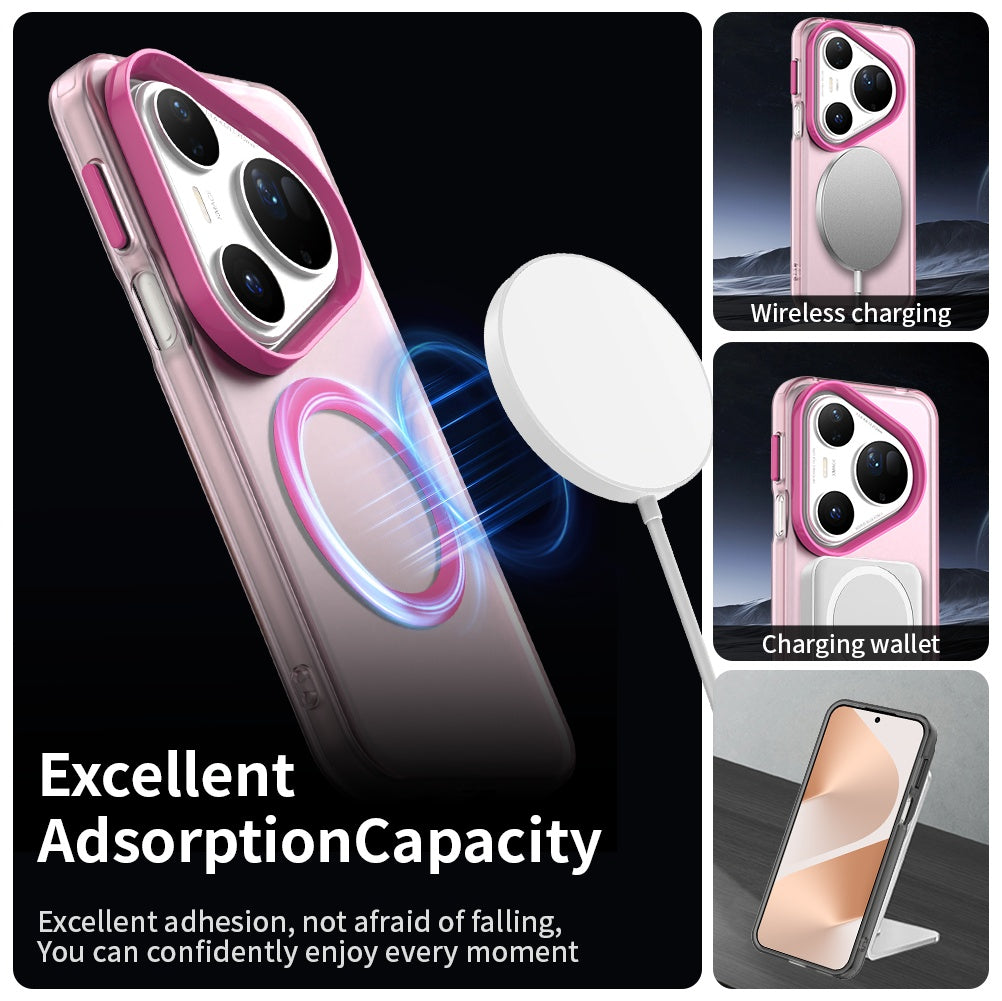 Husa de protectie Techsuit CandyCase MagSafe compatibil cu Huawei Pura 80 Ultra, Roz