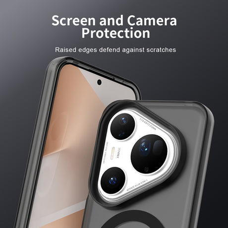 Husa de protectie Techsuit CandyCase MagSafe compatibil cu Huawei Pura 80 Ultra, Negru