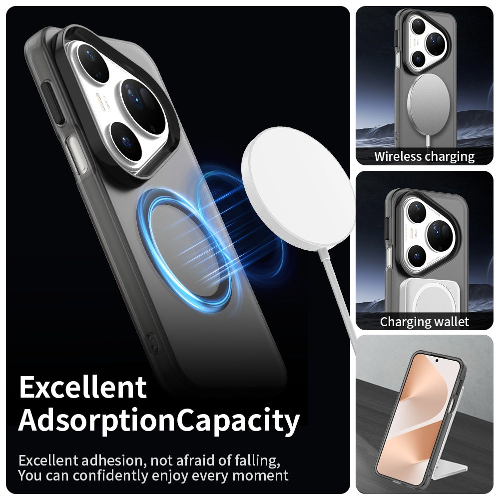 Husa de protectie Techsuit CandyCase MagSafe compatibil cu Huawei Pura 80 Ultra, Negru