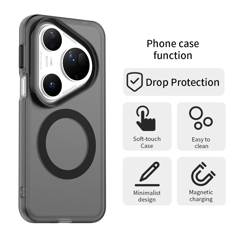 Husa de protectie Techsuit CandyCase MagSafe compatibil cu Huawei Pura 80 Ultra, Negru