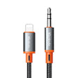 Adaptor Mcdodo Audio Cable Castle (CA-0780), Lightning to Jack 3.5mm, Nylon Braided, 1.2m, Negru
