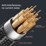 Adaptor Mcdodo Audio Cable (CA-0900), Type-C to Jack 3.5mm, Coil Design, Nylon Braided, 1.8m, Negru
