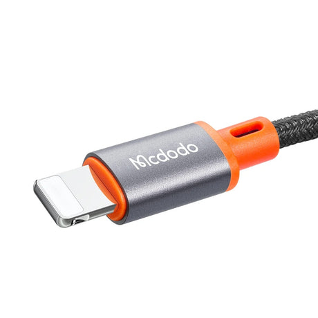 Adaptor Mcdodo Audio Cable (CA-0890), Lightning to Jack 3.5mm, Coil Design, Nylon Braided, 1.8m, Negru