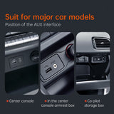 Adaptor Mcdodo Audio Cable (CA-0890), Lightning to Jack 3.5mm, Coil Design, Nylon Braided, 1.8m, Negru