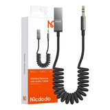 Adaptor Mcdodo Audio Cable (CA-8700), USB to DC 3.5mm, HD Stereo, Built-in Microphone, Nylon Braided, 1.7m, Negru