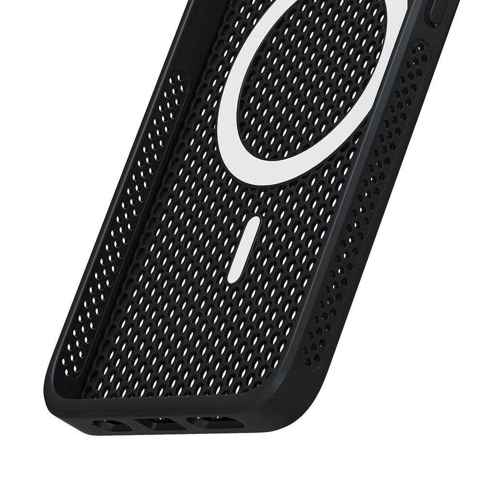 Husa de protectie 3mk COOLing MagCase compatibil cu iPhone 16, Negru