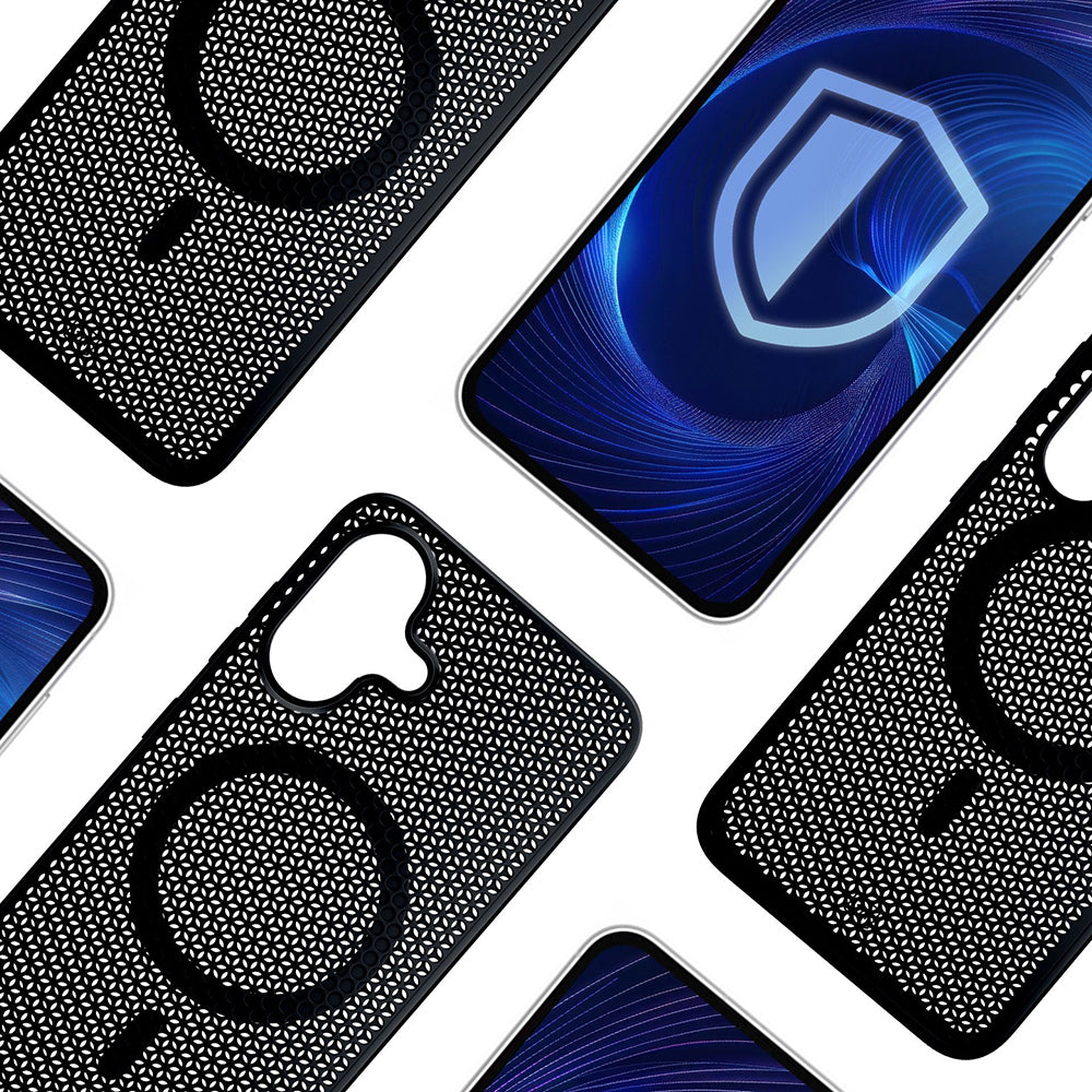 Husa de protectie 3mk COOLing MagCase compatibil cu iPhone 16, Negru