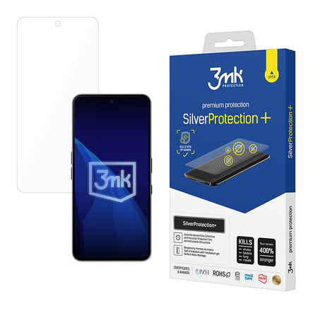 Folie de protectie 3mk SilverProtection+ Film compatibil cu Nothing Phone (3a) / (3a) Pro, Transparent