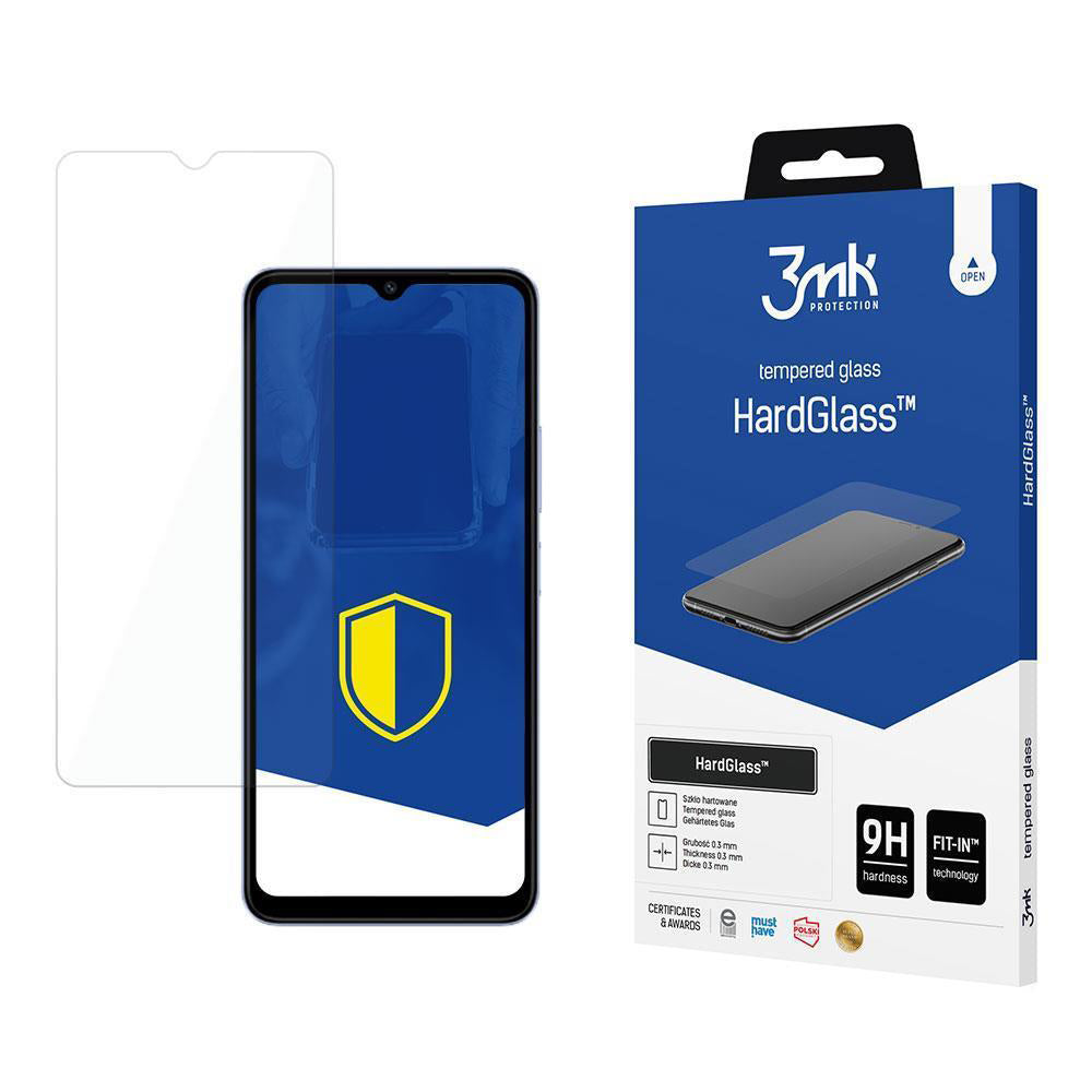 Folie de protectie 3mk HardGlass compatibil cu Samsung Galaxy A15 5G, Transparent