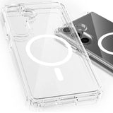 Husa de protectie 3mk Armor MagCase compatibil cu Samsung Galaxy S25 / S24, Transparent