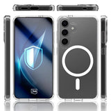 Husa de protectie 3mk Armor MagCase compatibil cu Samsung Galaxy S25 / S24, Transparent