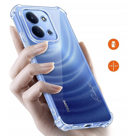 Husa de protectie Techsuit Shockproof Clear Silicone compatibil cu Xiaomi Redmi 15C 4G / Redmi 15C 5G, Transparent