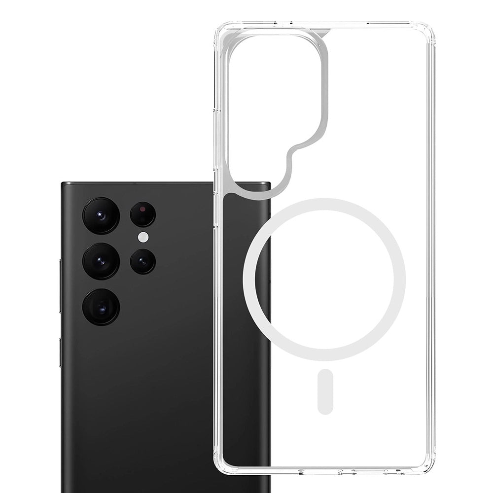 Husa de protectie 3mk Armor MagCase compatibil cu Samsung Galaxy S25 Ultra, Transparent