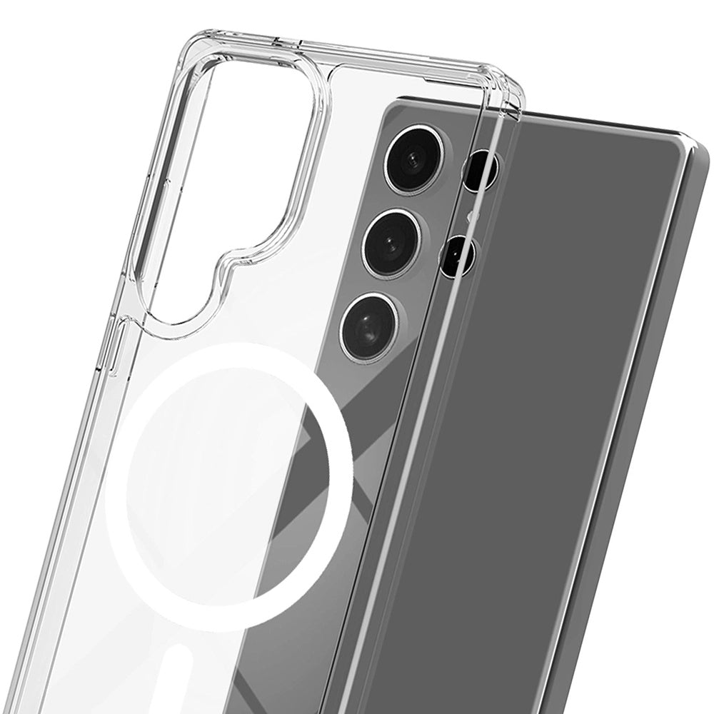 Husa de protectie 3mk Armor MagCase compatibil cu Samsung Galaxy S25 Ultra, Transparent