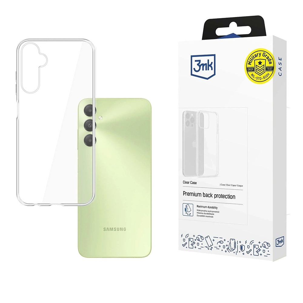 Husa de protectie 3mk Clear compatibil cu Samsung Galaxy A05s, Transparent