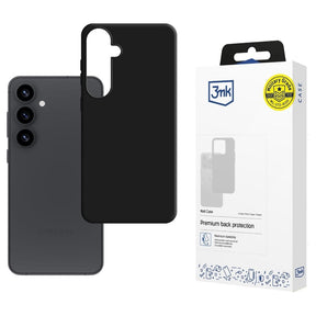 Husa de protectie 3mk Matt compatibil cu Samsung Galaxy S25, Negru