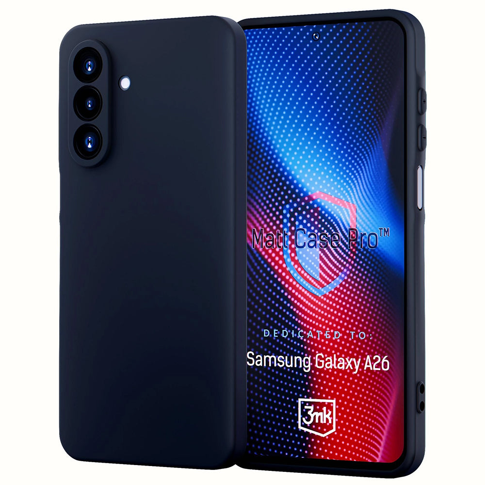 Husa de protectie 3mk Matt Pro compatibil cu Samsung Galaxy A26 5G, Negru