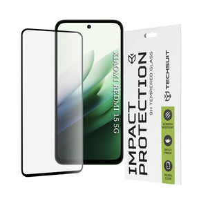 Folie de protectie Techsuit 111D Full Cover / Full Glue Glass compatibil cu Xiaomi Redmi 15 4G / Redmi 15 5G, Negru