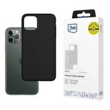Husa de protectie 3mk Matt compatibil cu iPhone 12 Pro / iPhone 12, Negru