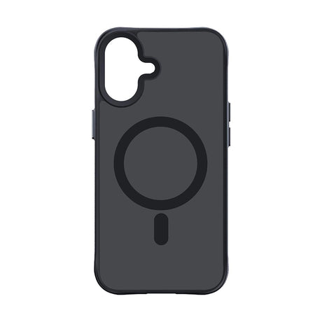 Husa de protectie 3mk Smoke MagCase compatibil cu iPhone 16, Negru