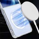 Husa de protectie 3mk Armor MagCase compatibil cu Samsung Galaxy Z Flip7, Transparent