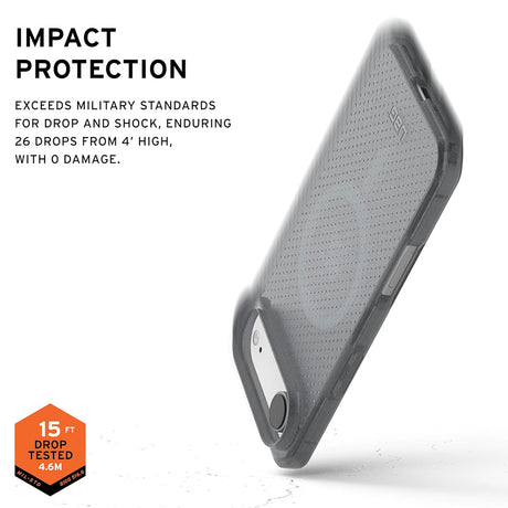Husa de protectie UAG Dot MagSafe compatibil cu iPhone 17 Air, Ash