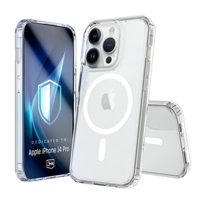 Husa de protectie 3mk Armor MagCase compatibil cu iPhone 14 Pro, Transparent