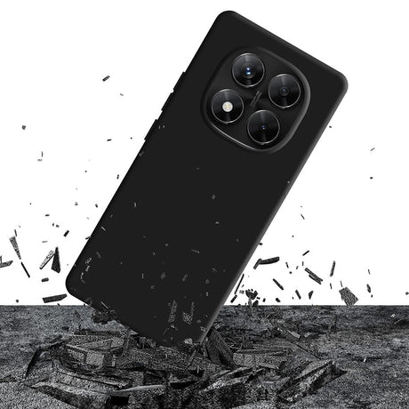 Husa de protectie 3mk Matt compatibil cu Xiaomi Redmi Note 14 Pro 5G / Poco X7, Negru