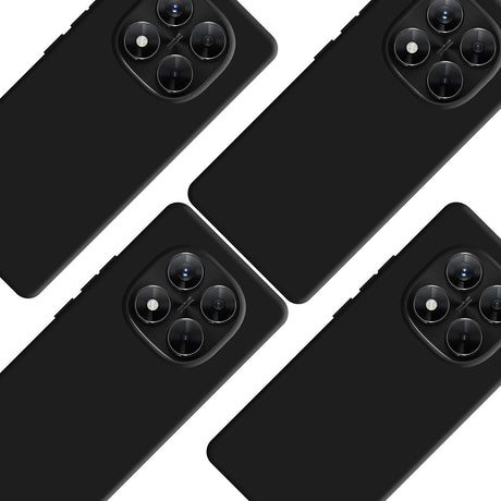 Husa de protectie 3mk Matt compatibil cu Xiaomi Redmi Note 14 Pro 5G / Poco X7, Negru