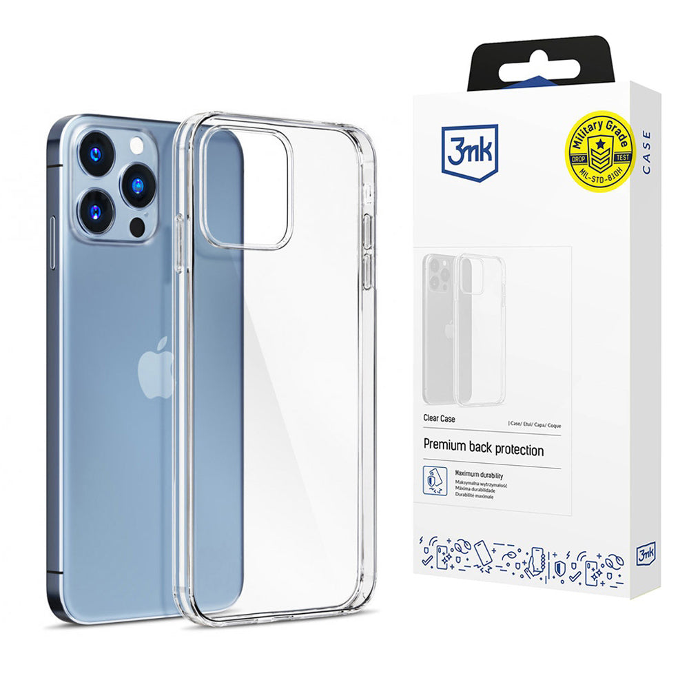 Husa de protectie 3mk Clear compatibil cu iPhone 14 Pro Max, Transparent
